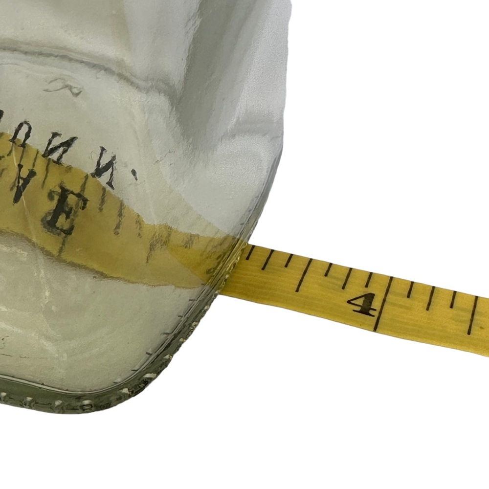 Rae Dunn FUN Clear Glass Bottle Bail & Trigger Closure Gold Letters NWT 2017 OG - Picture 11 of 12
